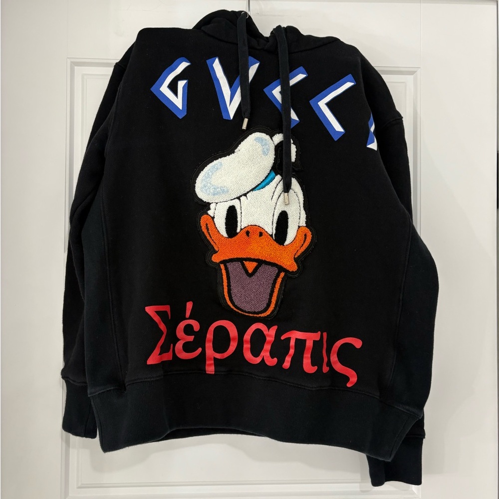 Gucci donald duck hoodie xs